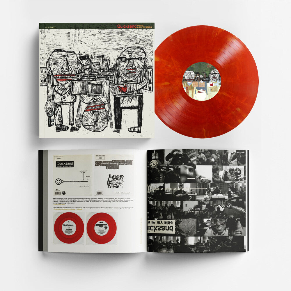 Quicksand - Manic Compression (Eruption Marble Vinyl Deluxe Book)