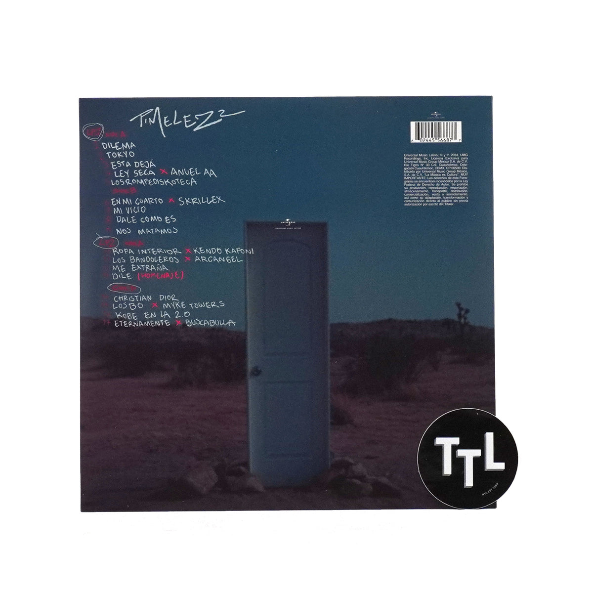 JHAYCO: Timelezz Vinyl 2LP
