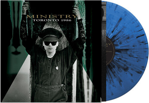 Ministry - Toronto 1986 - BLUE/BLACK SPLATTER