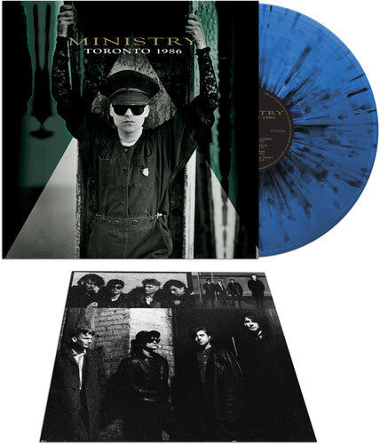 Ministry - Toronto 1986 - BLUE/BLACK SPLATTER