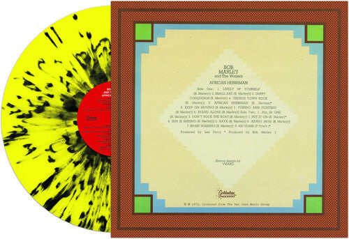 Bob Marley & the Wailers - African Herbsman - Yellow/black Splatter
