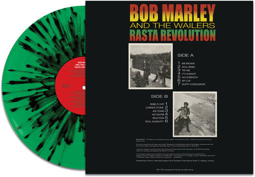 Bob Marley - Rasta Revolution - Green/black Splatter