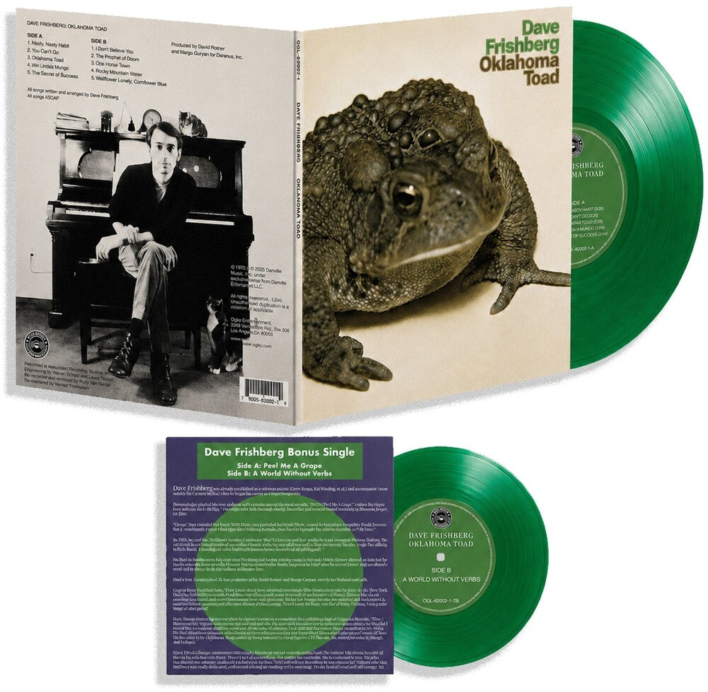 [PRE-ORDER] Dave Frishberg - Oklahoma Toad (Colored Vinyl) (Grn) (Wsv) (Reissue)