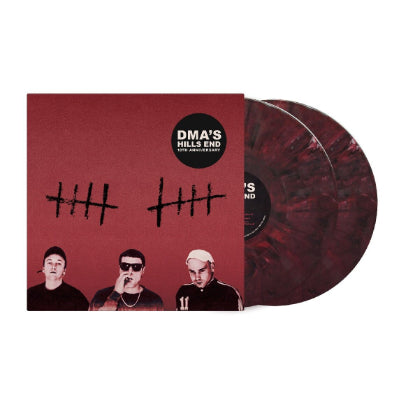 DMA's - Hills End (10th Anniversary) (Red, White & Black Marble 2LP Vinyl)