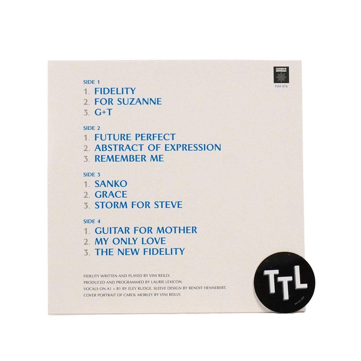 The Durutti Column: Fidelity (Import, Colored Vinyl) Vinyl 2LP