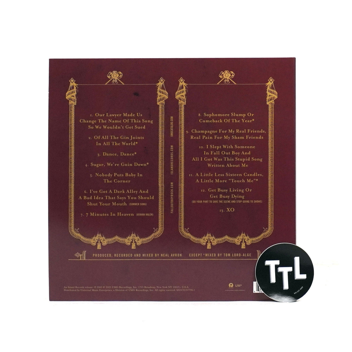 Fall Out Boy: From Under The Cork Tree